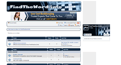 Desktop Screenshot of forum.findtheword.info